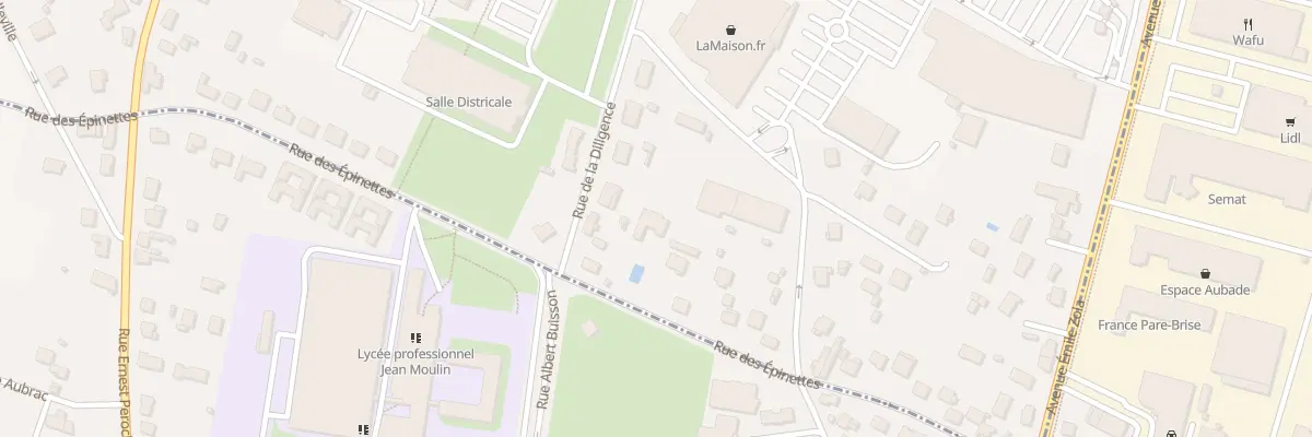 Plan du 33 Rue des Epinettes à Sainte-Verge