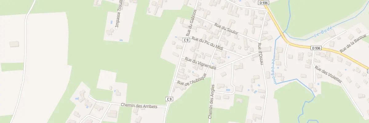 Plan du 19 Rue du Gabizos à Bénéjacq