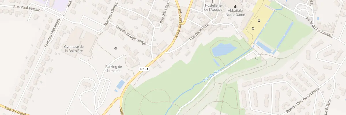 Plan du 33 Rue Belle Face à Celles-sur-Belle