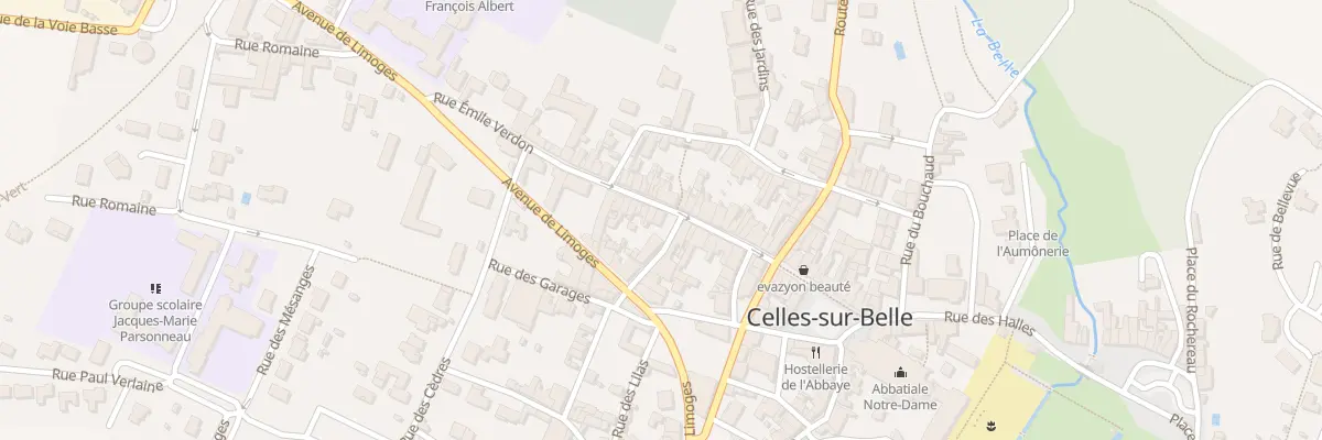 Plan du 27 Rue Emile Verdon à Celles-sur-Belle