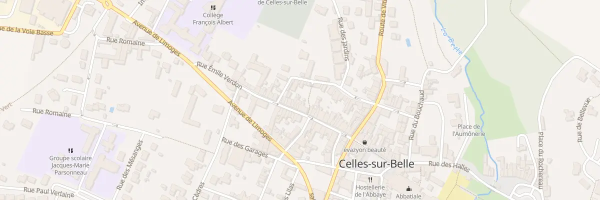 Plan du 36 Rue Emile Verdon à Celles-sur-Belle