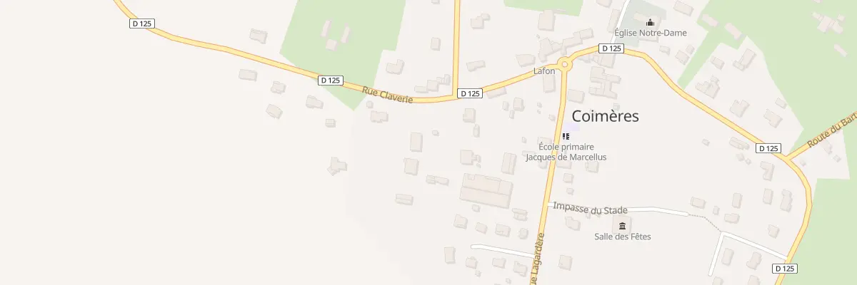 Plan du 154 Rue Claverie à Coimères