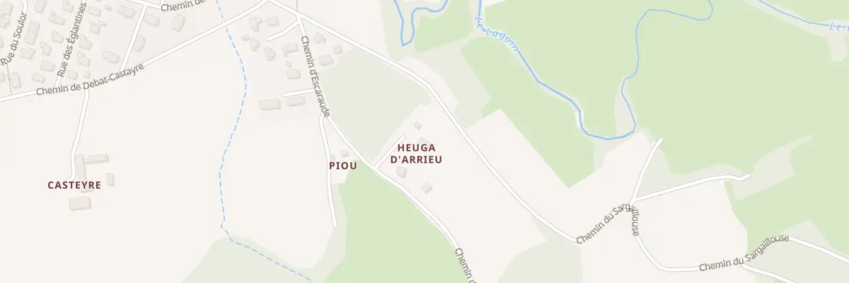 Plan du 11 Che d’Escaraude à Coarraze