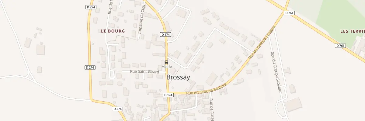Plan du 1 Lot de la Mairie à Brossay