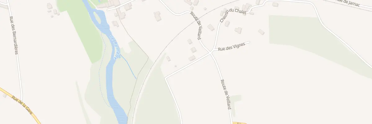 Plan du 8B Rte de Veillard à Bourg-Charente