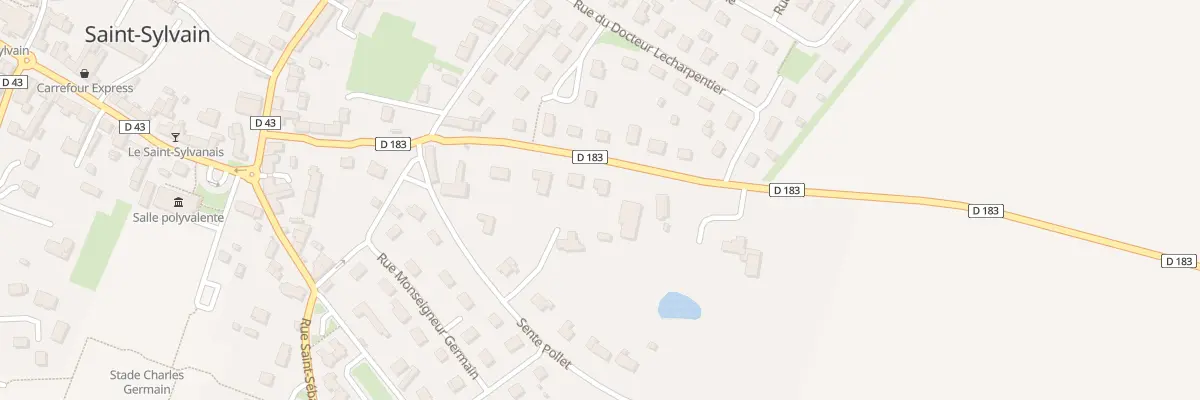 Plan du 10 Rue du Doc Paul Enouf à Saint-Sylvain