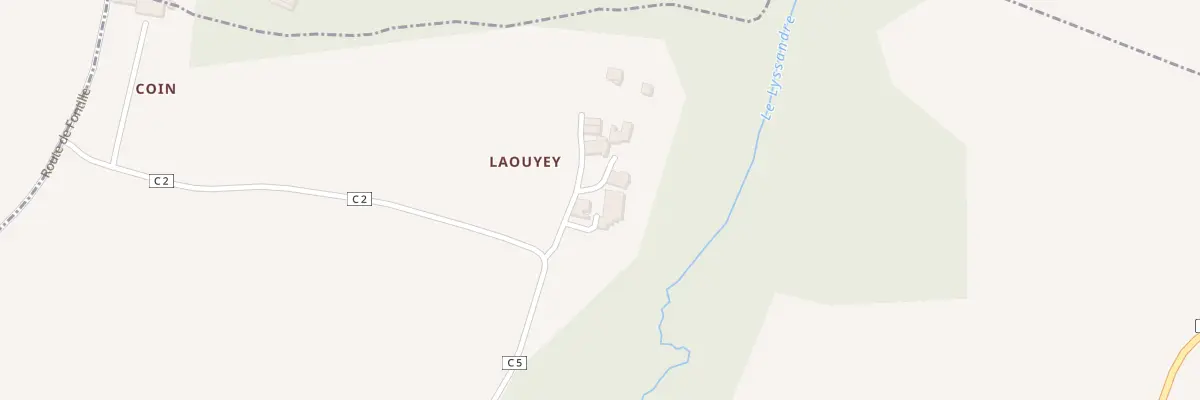 Plan du 3 Laouyey à Guillac