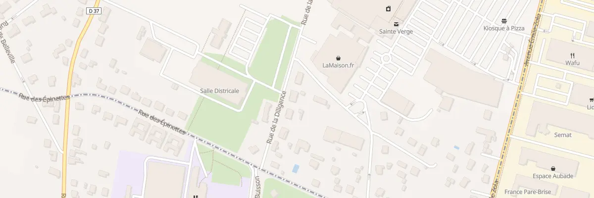 Plan du 91 Rue de la Diligence à Sainte-Verge