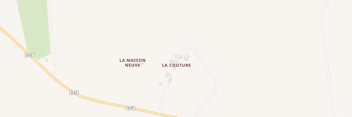 Plan du 5033 La Couture à Asnières-sur-Vègre