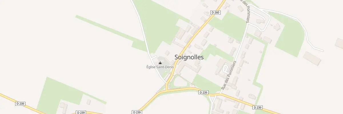 Plan du 7 Rue des Glycines à Soignolles