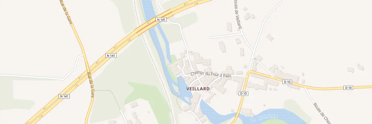 Plan du 6 Rue du Vieux Veillard à Bourg-Charente