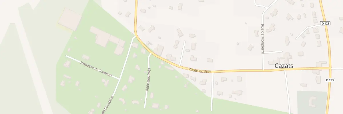 Plan du 4 Benquet à Cazats