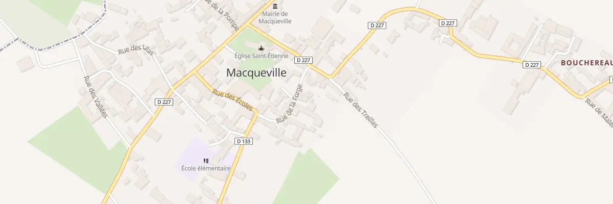 Plan du 3 Rue de la Forge à Macqueville