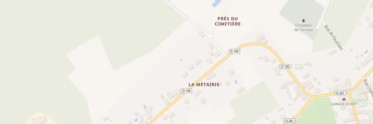 Plan du 5065B La Métairie à Cercoux