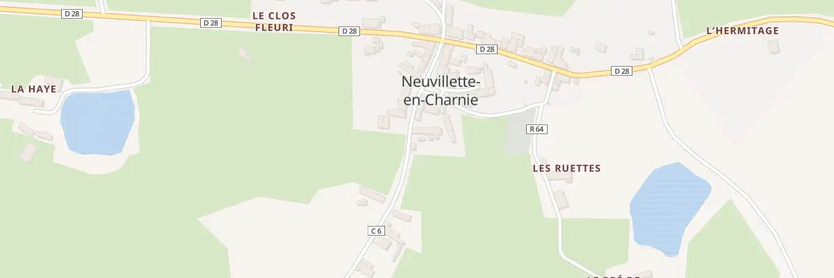 Plan du 18 Rue de la Mairie à Neuvillette-en-Charnie