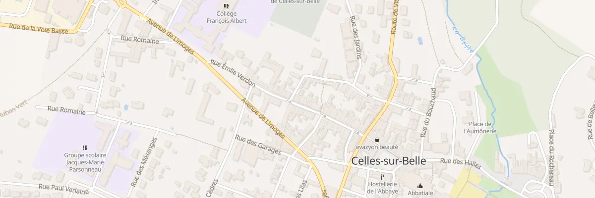 Plan du 46 Rue Emile Verdon à Celles-sur-Belle