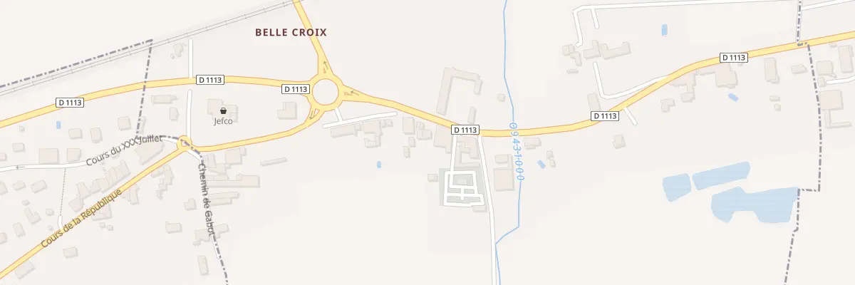 Plan du 23 Rte Nationale 113 Bas Pian au Pian-sur-Garonne