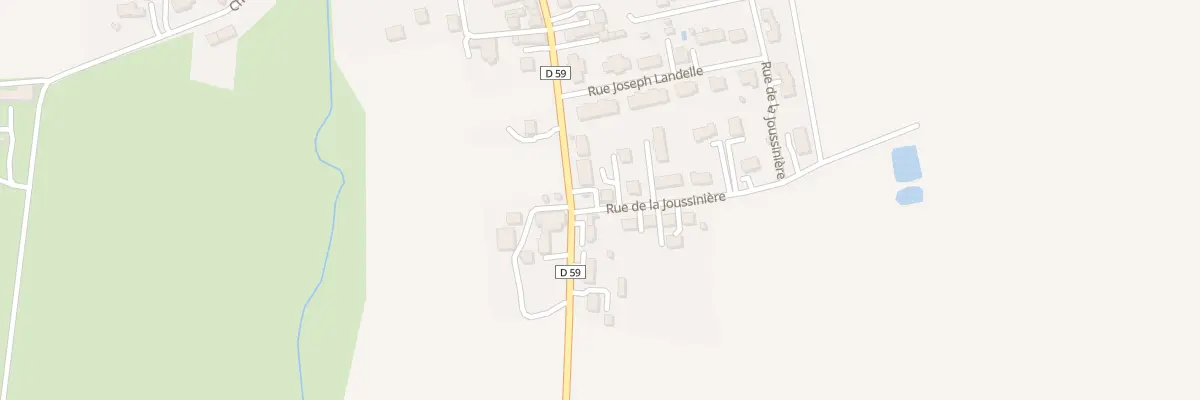 Plan du 2T Chem de la Joussinière à Sermaise