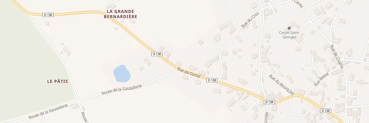 Plan du 22 Rue de Durtal aux Rairies