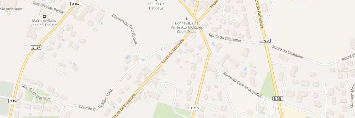 Plan du 23 Rte de Bressuire à Saint-Jean-de-Thouars