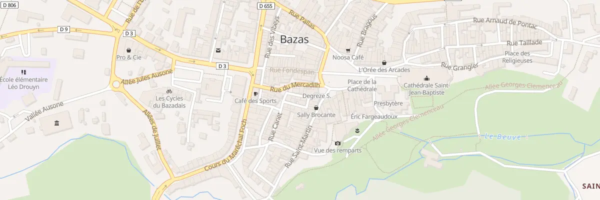 Plan du 6 Petite Rue Notre Dame à Bazas