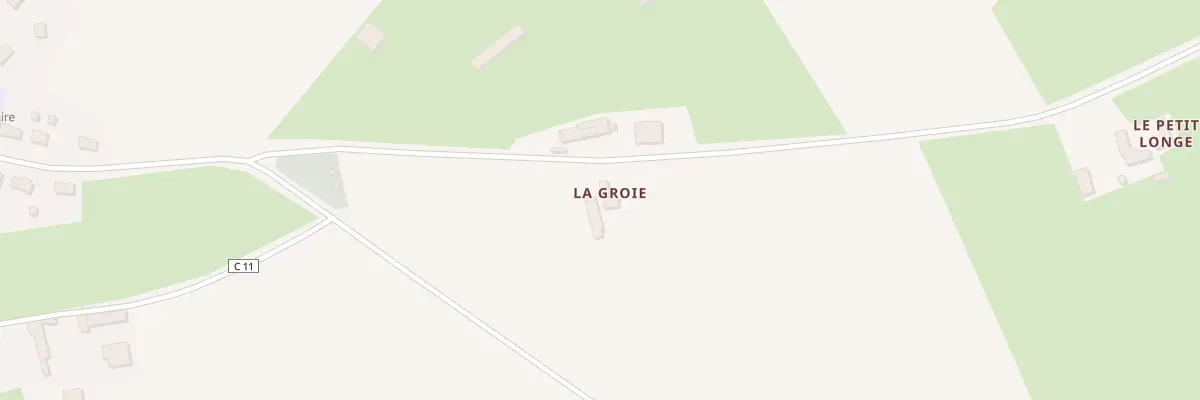 Plan du 2 La Groie à Fontenay-sur-Vègre