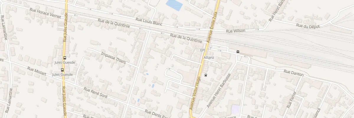 Plan du 8 Imp de la Cité Roux à Thouars