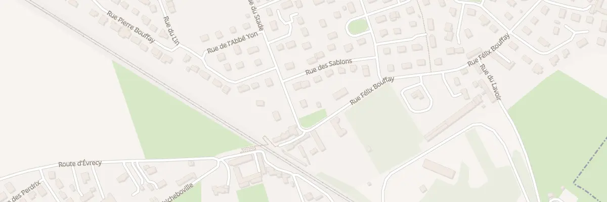 Plan du 25 Rue du Stade à Bellengreville