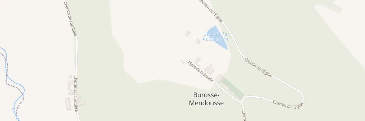 Plan du 5037 Lahitte à Burosse-Mendousse