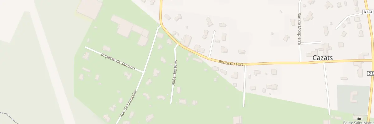 Plan du 53 All des Prés à Cazats