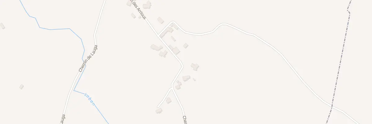 Plan du 13 Che des Arrious à Nousty