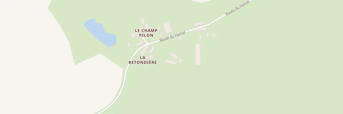 Plan du 1170 Rte du Hamel à Joué-du-Bois