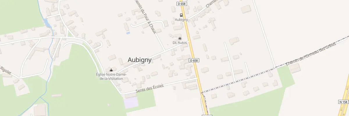 Plan du 5087 Le Bourg à Aubigny