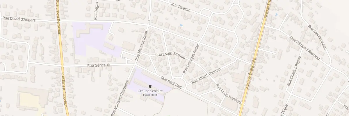 Plan du 4 Rue Louis Loucheur à Thouars