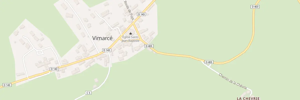 Plan du 8 Rte du Calvaire à Vimartin-sur-Orthe