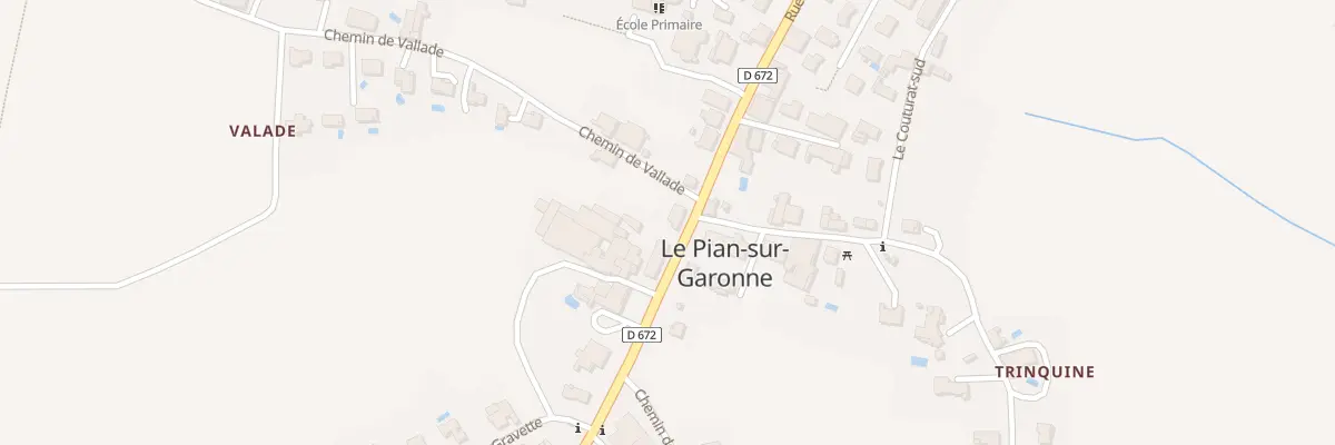 Plan du 27 Grande Rue au Pian-sur-Garonne