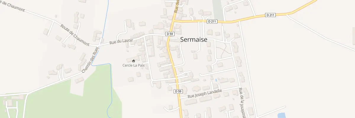 Plan du 9 Rue de la Mairie à Sermaise