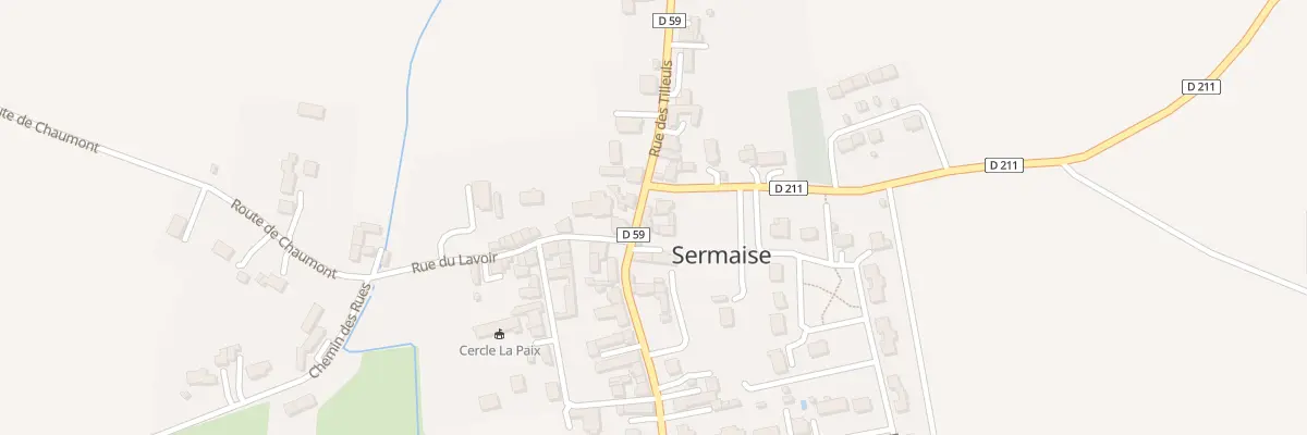 Plan du 4 Rue des Tilleuls à Sermaise
