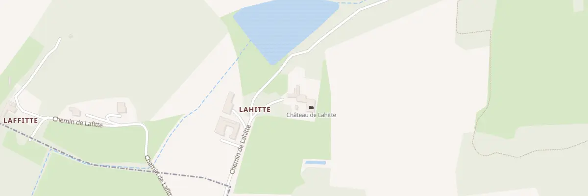 Plan du 1 Che de Lahitte à Vergoignan