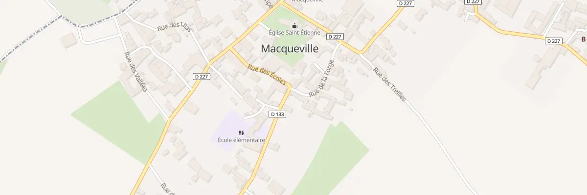 Plan du 13 Rue de la Forge à Macqueville