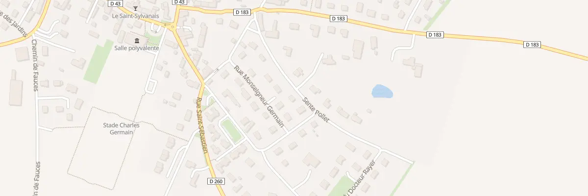 Plan du 8 Rue de la Sente Polet à Saint-Sylvain