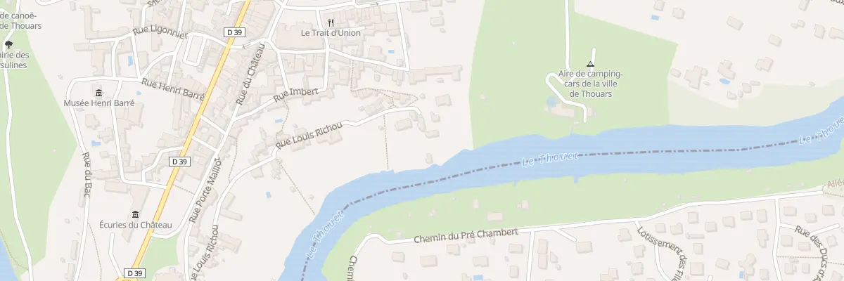 Plan du 40 Rue Louis Richou à Thouars