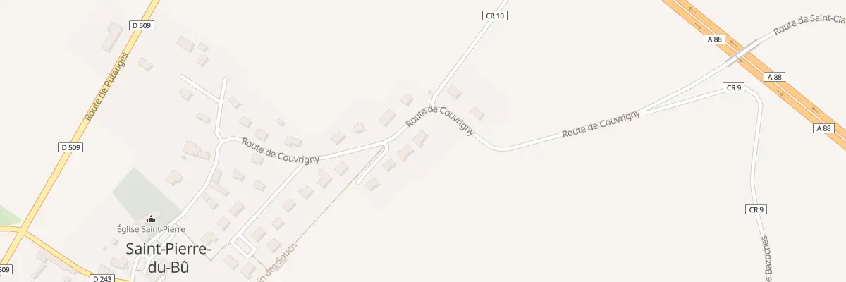 Plan du 24 Rte de Couvrigny à Saint-Pierre-du-Bû