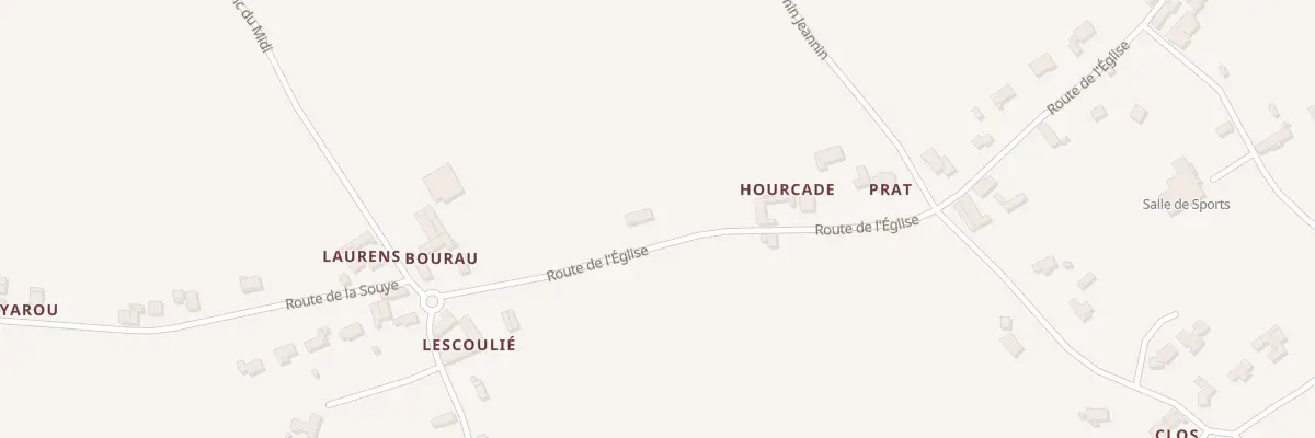 Plan du 7 Rte de l’Eglise à Gabaston