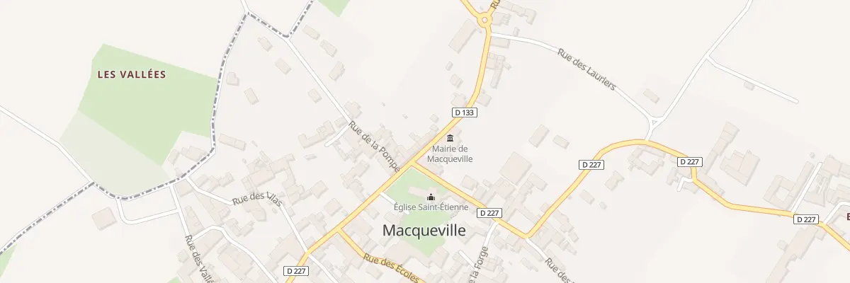 Plan du 11 Rue Principale à Macqueville
