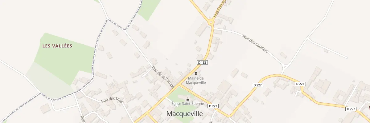 Plan du 15 Rue Principale à Macqueville