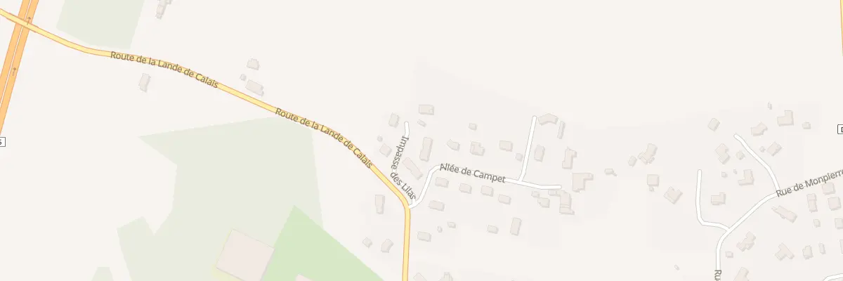 Plan du 9A Campet à Cazats