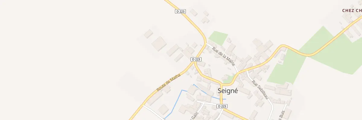 Plan du 1 All des Chevrefeuilles à Seigné