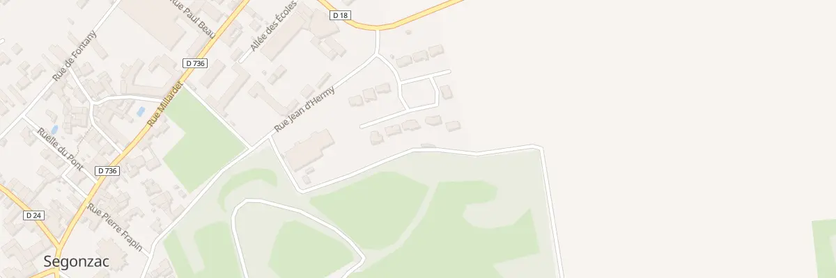 Plan du 7 Rue du Lotissement de la Tour à Segonzac