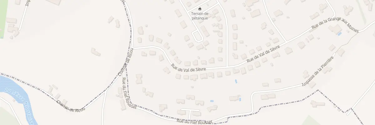 Plan du 22 Rue du Val de Sèvre à Saint-Maixent-l’École